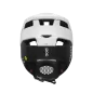 Preview: POC Otocon Race MIPS Bike Helmet - Hydrogen White/Uranium Black Matt