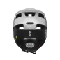 Preview: POC Otocon Race MIPS Bike Helmet - Argentite Silver-Uranium Black Matt