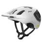 Preview: POC Axion Race MIPS Bike Helmet - Hydrogen White/Uranium Black Metallic/Matt