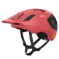 Preview: POC Axion Race MIPS Bike Helmet - Ammolite Coral/Uranium Black Matt