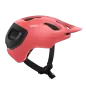 Preview: POC Axion Race MIPS Bike Helmet - Ammolite Coral/Uranium Black Matt