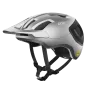 Preview: POC Axion Race MIPS Bike Helmet - Uranium Black Matt-Argentite Silver Matt