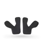 Preview: Bell Moto Mx-10 Mips Cheekpads (S-Xxl) SCHWARZ