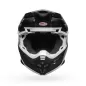 Preview: Bell Moto Moto-10 Sphr Glone sizes Bk/Wh SCHWARZ