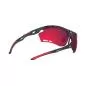 Preview: RudyProject Propulse sports glasses - charcoal matte, multilaser red