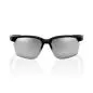 Preview: 100% Eyewear Sportcoupe - Matte Black - HiPer Sport Silver Mirror