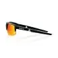 Preview: 100% Sportbrille Speedcoupe - Soft Tact Black - HiPer Red Multilayer Mirror + Clear