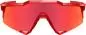 Preview: 100% Speedcraft Gloss Translucent Red/Hiper Red Mirror lens