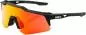 Preview: 100% Brille Speedcraft XS Soft Tact Black-HiPER Rd