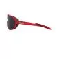 Preview: 100% Sun Glasses Westcraft - Soft Tact Red - Black Mirror