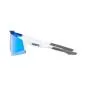 Preview: Speedcraft SL Matte White/Metallic Blue HiPER Blue Multilayer Mirror Lens