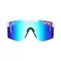 Preview: Pit Viper The Absolute Freedom Sun Glasses - White Black Polarized Blue