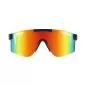 Preview: Pit Viper The Mystery Sun Glasses - Black Polarized Double Wide Orange