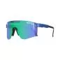 Preview: Pit Viper The Leonardo Sun Glasses - Blue Polarized Double Wide Blue