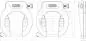 Preview: Abus Rahmenschloss Pro Amparo 4750S NR without holder - black