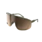 Preview: POC Devour Sun Glasses - Epidote Green Translucent, Brown/Silver Mirror