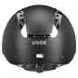 Preview: Uvex Riding Helmet Suxxeed Chrome - Black Mat, Silver