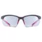 Preview: Uvex Sportstyle 802 Variomatic Small Sportbrille - Purple Pink Mat Smoke