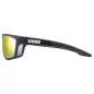 Preview: Uvex Sportstyle 706 Colorvision Variomatic Sportbrille - Black Mat Litemirror Red