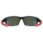 Uvex Sportstyle 507 Sonnenbrille - Black Mat Red Mirror Red