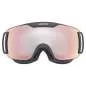 Preview: Uvex Ski Goggles Downhill 2000 Small CV - Black Mat, SL/ Mirror Rose - Colorvision Green