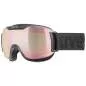 Preview: Uvex Ski Goggles Downhill 2000 Small CV - Black Mat, SL/ Mirror Rose - Colorvision Green