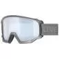 Preview: Uvex Skibrille Аthletic FM - Rhino Mat, DL/Mirror Silver-Blue