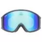 Preview: Uvex g.gl 3000 CV Ski Goggles - black mat mirror blue colorvision green