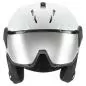 Preview: Uvex Skihelm Instinct Visor - White-Black Mat