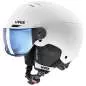 Preview: Uvex Ski Helmet Rocket Junior Visor - White-Black Matt