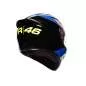 Preview: AGV K-1 VR46 SYK Racing Team Replica Full Face Helmet - black-blue-white