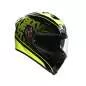 Preview: AGV K-5 S Fast 46 Full Face Helmet - black-yellow-green