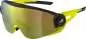 Preview: Alpina 5W1NG Q Eyewear - black matt neon yellow, yellow mirror
