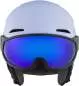 Preview: Alpina Alto Q-Lite Visor Ski Helmet - Lilac Black Matt