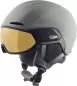Preview: Alpina Alto Q-Lite Visor Ski Helmet - Moon-Grey Matt