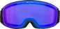 Preview: Alpina Nakiska Q Skibrille - Black Matt Mirror Blue