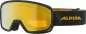 Preview: Alpina Skibrille SCARABEO S Q-LITE - Black-Yellow Matt/Mirror Gold