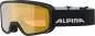 Preview: Alpina Ski Goggles SCARABEO S Q-LITE - Black Matt/Mirror Gold