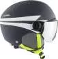 Preview: Alpina Zupo Visor Ski Helmet - Charcoal-Neon Matt