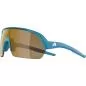 Preview: Alpina Turbo Hr Q-Lite Sonnenbrille - smoke-blue matt, gold cat. 2