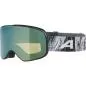 Preview: Alpina Slope Q-Lite Skibrille - black matt, green s2