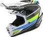 Preview: Troy Lee Designs SE5 Composite Helmet - Reverb white-blue