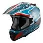 Preview: iXS 278 KID 2.0 Kinder Motocross Helm- weiss-blau-orange