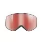 Preview: Julbo Skibrille Alpha - schwarz/grau, rot, flash silber