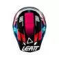 Preview: Leatt 8.5 V22 Motocrosshelm Aqua/Royal - blau-weiss-schwarz