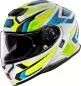 Preview: SHOEI Flip-up Helmet Neotec 3 Anthem TC-3, - white-light blue-neon yellow