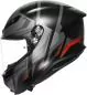 Preview: AGV Integralhelm K6 S Karve matt - schwarz-grau-rot