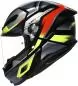 Preview: AGV Integralhelm K6 S Erazer - schwarz-rot-gelb