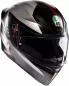 Preview: AGV Integralhelm K1 S Fastlap - schwarz-grau-rot