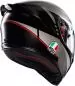 Preview: AGV Integralhelm K1 S Fastlap - schwarz-grau-rot